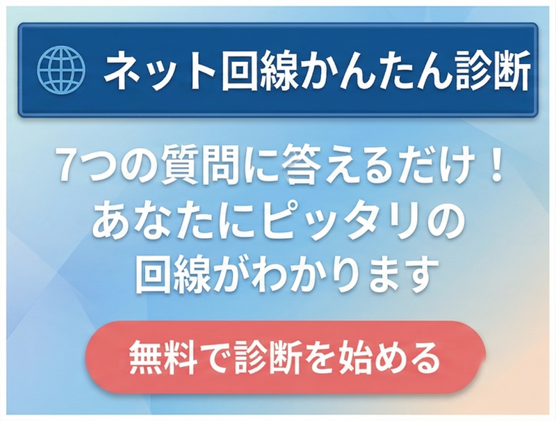 ネット回線簡単診断